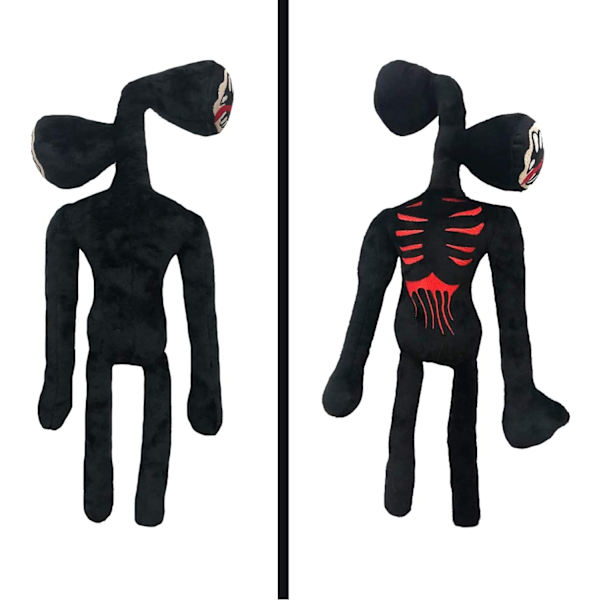 Siren Head plysjdyr plysjleke 14 tommers plysjleke (svart)
