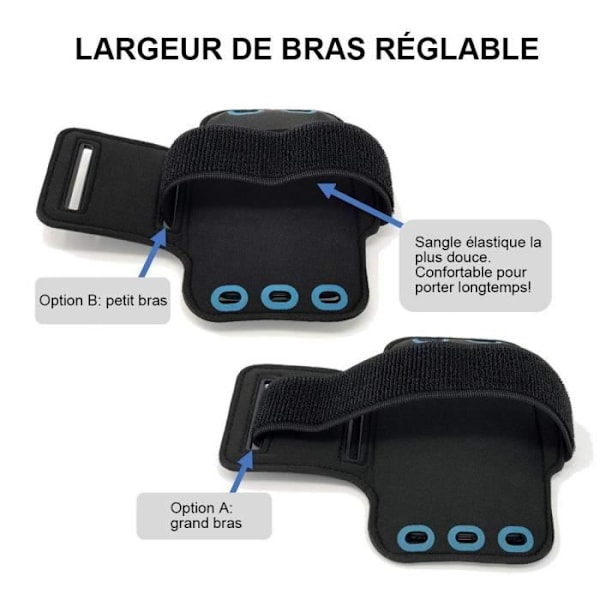 Vanntett sportsarmbånd for Samsung Galaxy S23 Ultra S23+ S22 S21 FE S20 FE S10e S9 S8 Plus Komfortabel