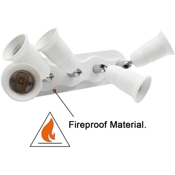 5 i 1 E26 / E27 Sokkel Splitter Adapter