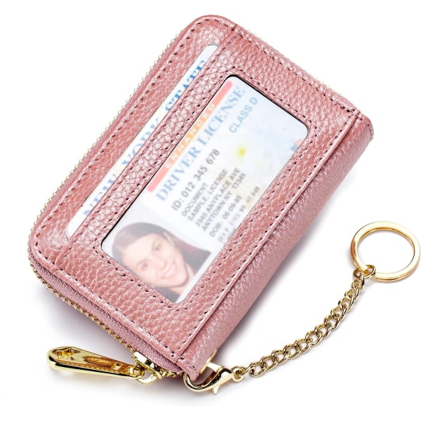 Kreditkortpungholder (lodret 10 pladser Pink)
