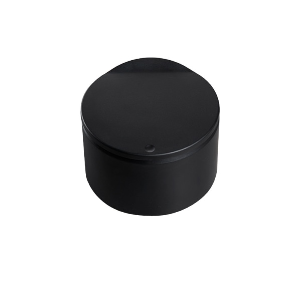 Liten diskbänk, mini diskbänk i plast med knapplock (svart)