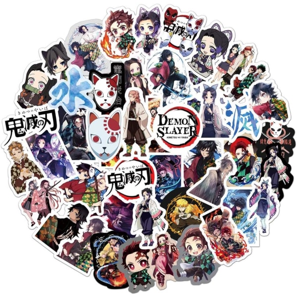 50 BOCCHI KLIPPEN! anime klistermærker til bærbar computer, stødfångare, skateboard, vandflasker, computer Demonslayer