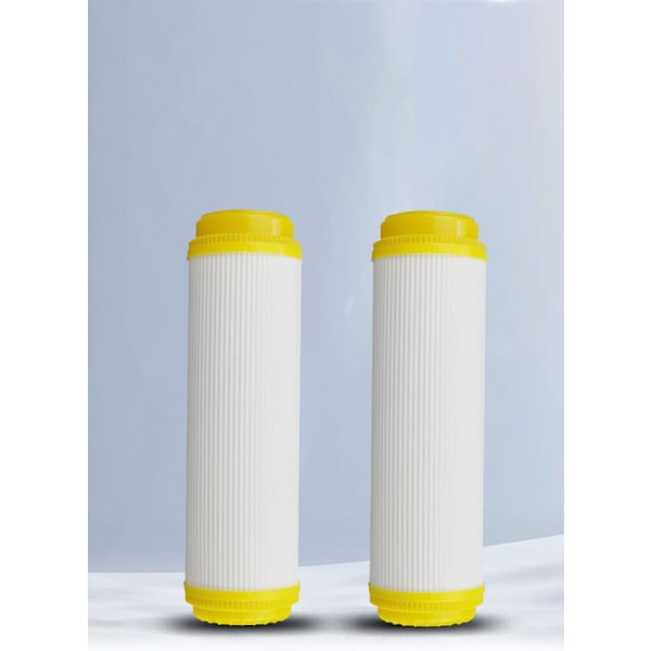 Set med 2 10-tums kolonnfilter, aktivt kol, kompatibel med hushållsvattenfilter