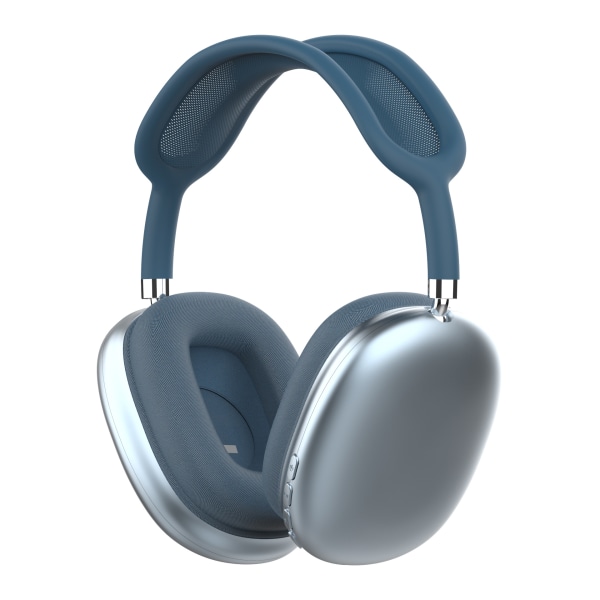 Huvudmonterat trådlöst, bluetooth-headset, lämpligt för Apple Huawe Blue