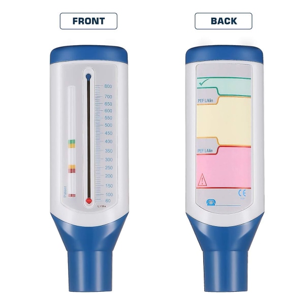 Bærbar personlig spirometer peak flow