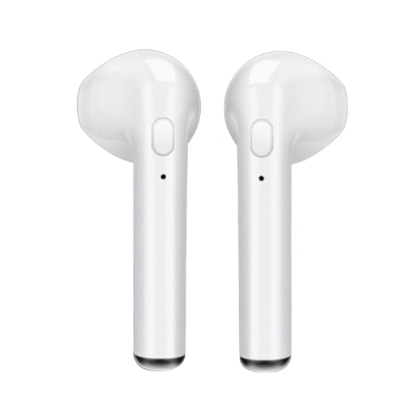 Langattomat kuulokkeet, monitoiminen HD-kohinanvaimennus, HiFi-stereoääni, näppäinohjaus, Bluetooth-kuulokkeet I7S valkoinen