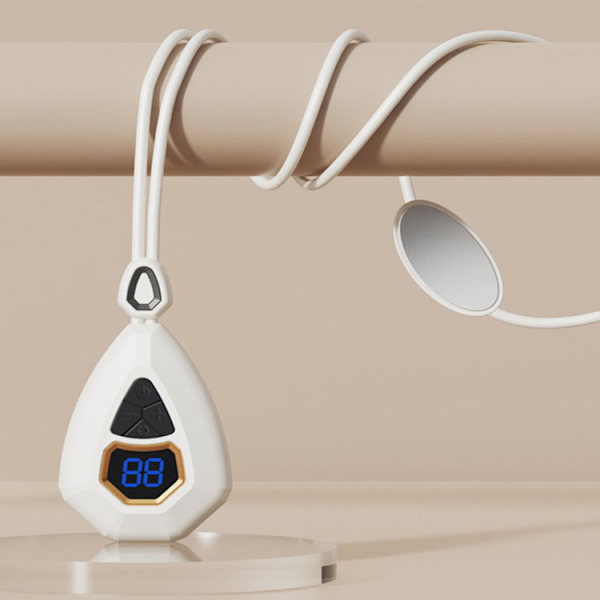 Cervical Spine Massager, Mini Pulse Massager -Valkoinen