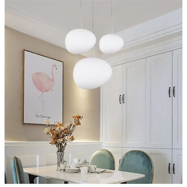 Pendellampe 1 Lys Globe Justerbar Køkkenlampe 23cm