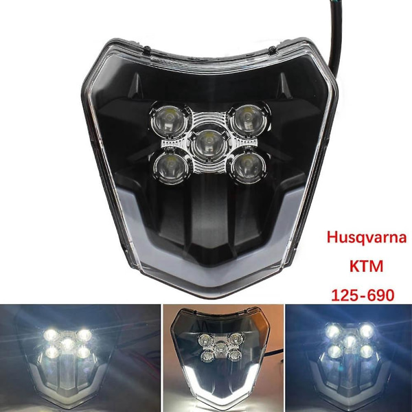 Motorcykel LED-strålkastare Ktm Exc Xc Xcf Xcw Xcf Sx Sxf Sxs 125