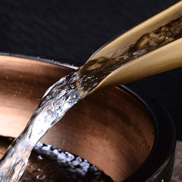 Suihkuhana, kylpyhuoneen vesiputoushana, kuuma ja kylmä säädettävä allashana, kromattu messinki