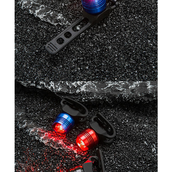Alumiininen LED-pyörän takavalo, korkealaatuinen ulkoilmapyörävaruste Black