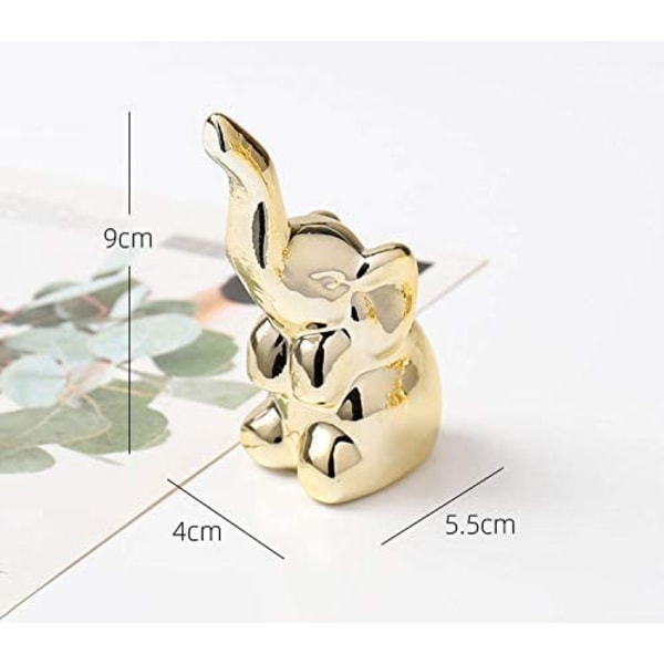 Ceramic Animal Figurines Ornaments(Elephant)