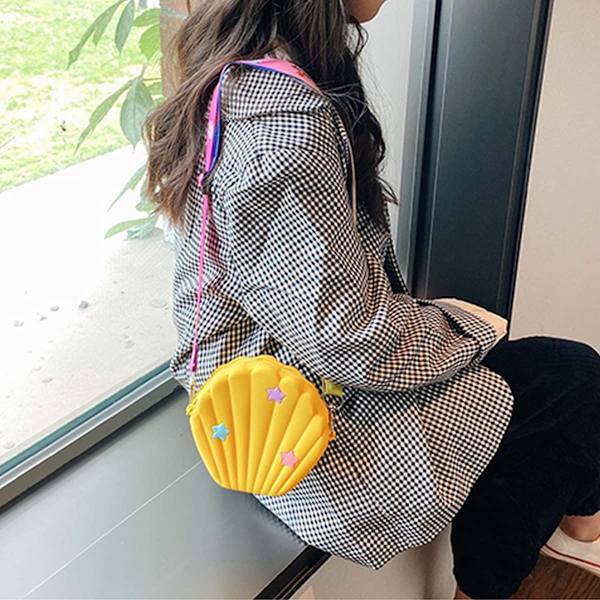 Crossbody taske til punge Mini pung (gul)