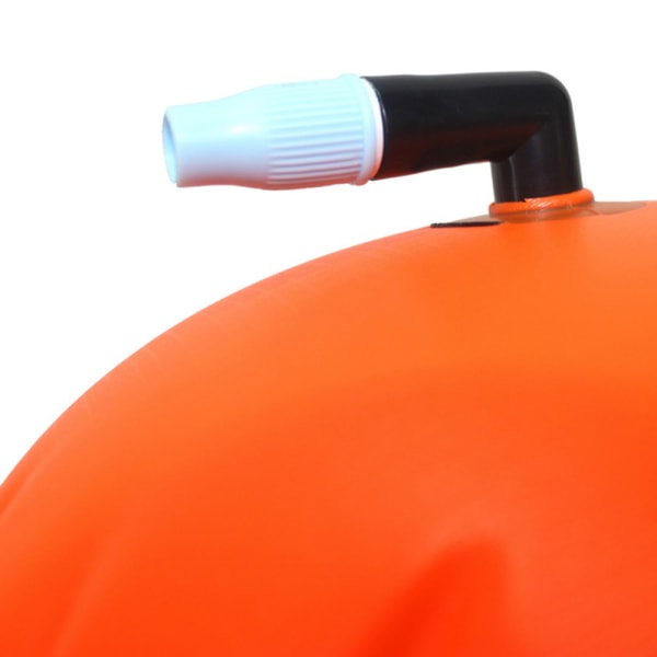 Livräddande drivböj för vuxna, säker simboj bogsering, orange