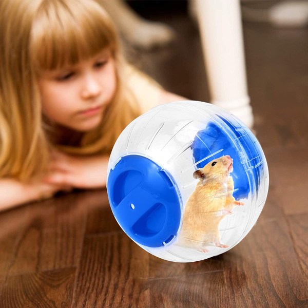 Hamsterin harjoituspallo, halkaisija 12 cm Fashion Small Animal-Blue