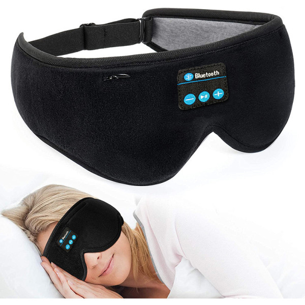 Trådløse hodetelefoner Sleeping Eye Mask Hodetelefoner Sport Hodebånd