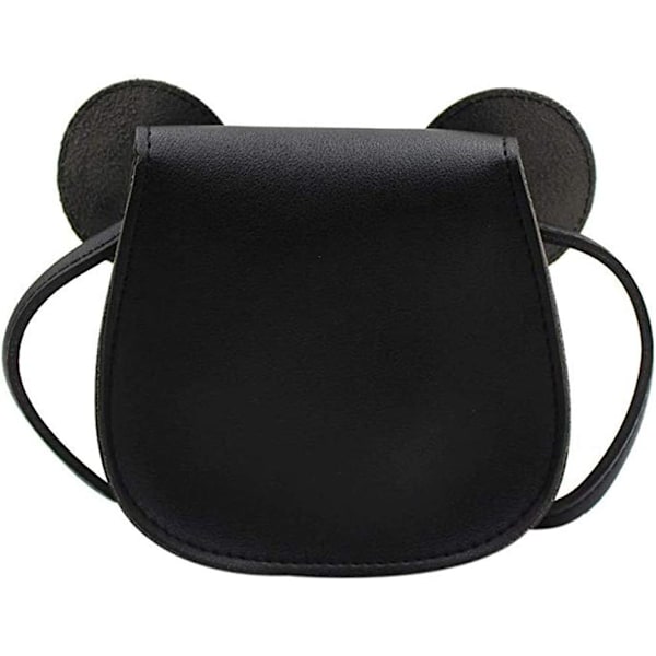 Børns Småbørns Sløjfe Crossbody Taske Magnetisk Lukning (Sort)