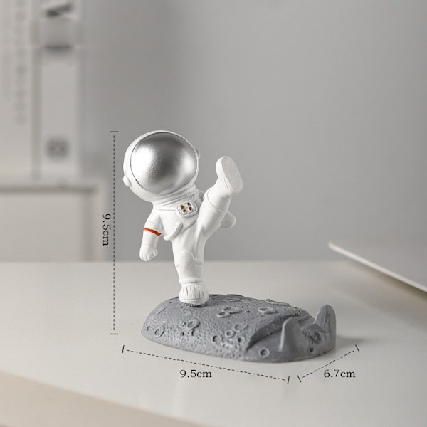 Astronaut Resin Bracket, Astronaut Telefonhållare -silver#2