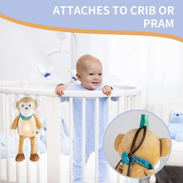 Baby Sleep Suttebarn Søvnhjælp Bærbar abe