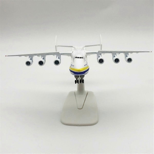 Metall Legering Antonov An-225 Mriya Flygplansmodell 1/400 Skala Replika Modell Flygplan Leksak för Samling