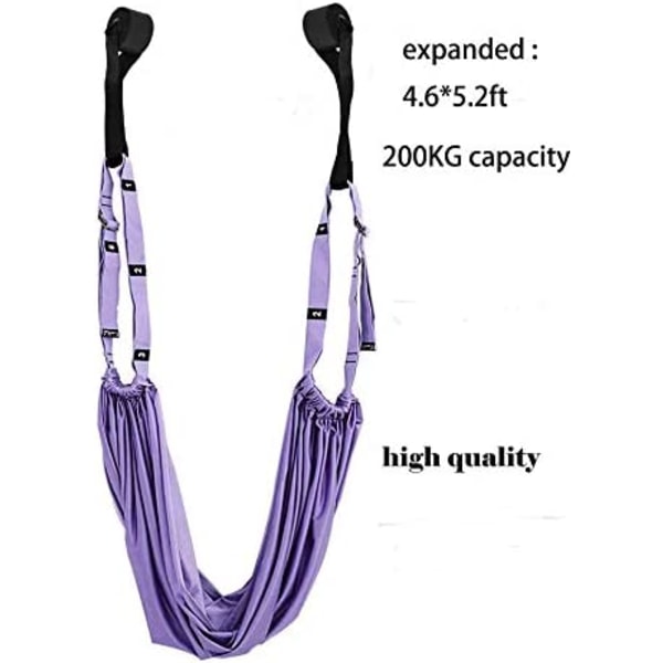Aerial Yoga Rep Stretch The Leg Splits Practic Elastic Stretch