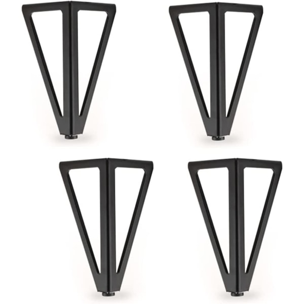 4 kappaleen pöydänjalat, DIY-metallipöydänjalat (mattamusta)