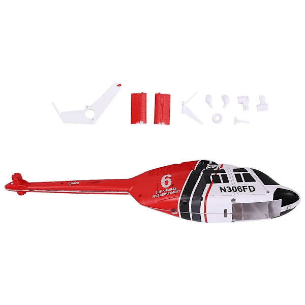 RC Legetøjshelikopter Opgradering C138 fuselage shell kit til RC ERA C138 Bell 206 1:33 RC legetøjshelikopter P