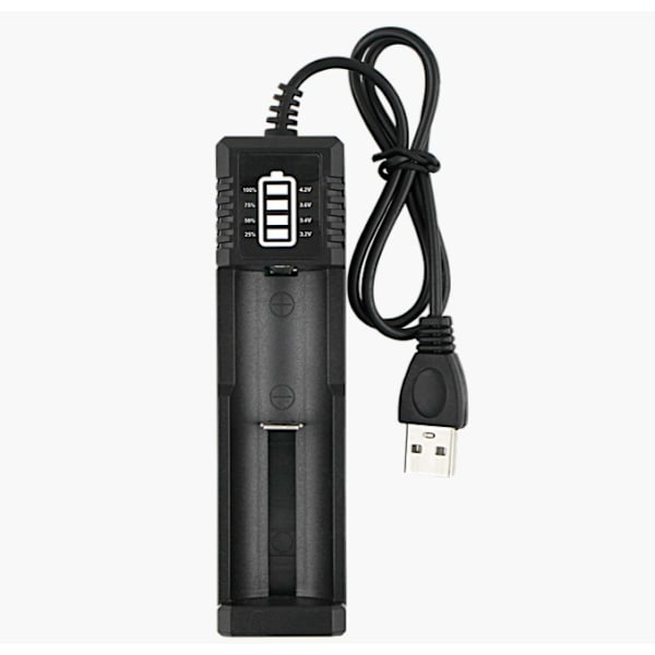 Universal LED Batteriladdare 21700 Batteriladdare 2 Fack för 22670 22650 21700 20650 18650