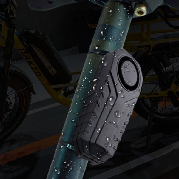 Cykellarm Trådlös Vibrationsrörelsesensor Vattentät motorcykel