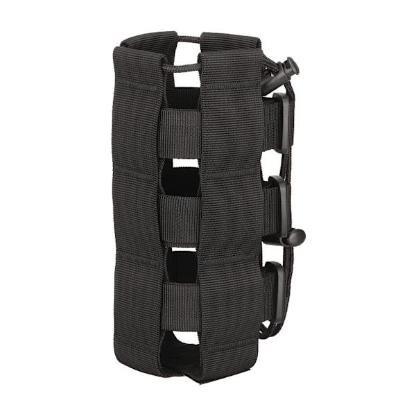 Justerbar Vattenflaska Väska 300-800ml Khaki 1st Militärstil Nylon Vattentät Axelväska Mjuk Luft Vattenflaska Bär System