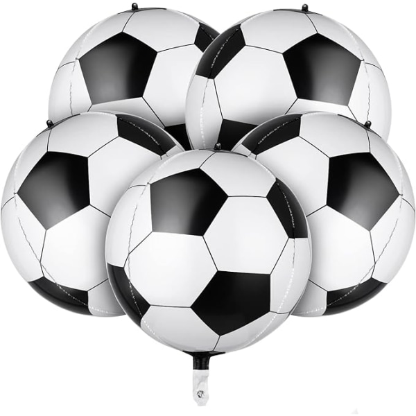 10 st 22 tums fotbollsballonger Fotbollsform av aluminiumfolieboll