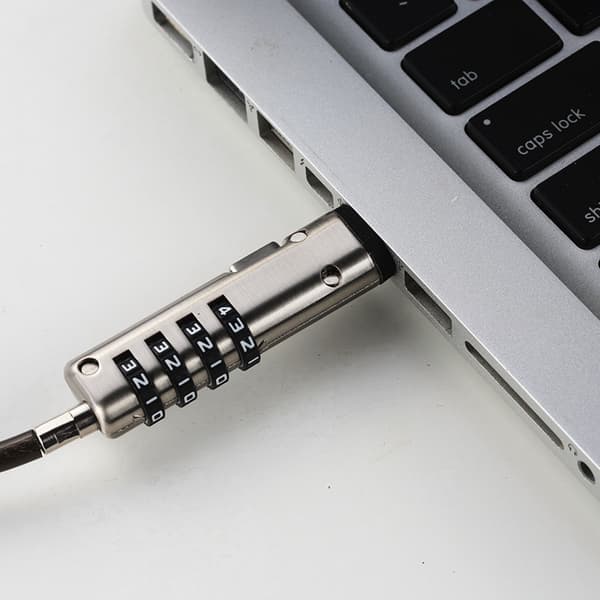 Laptop-lås, bärbar dator-lås med USB-kontakt