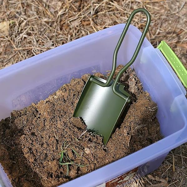 Fällbar spade, trädgårdsspade, liten mini-handspade, spade, st