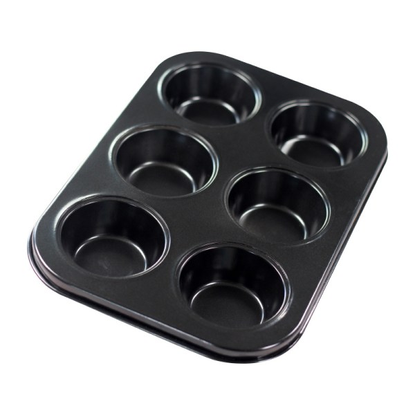 Jumbo Muffins Tenn-Carbon Steel Muffins Formar Non-Stick Coating Cupcake Formar