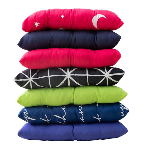 Sittkudde 45*45 CM stolkudde med band antracit