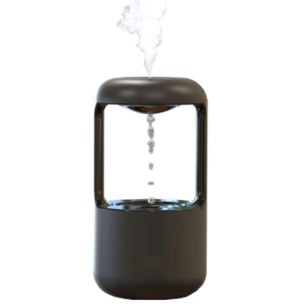 Humidificateur d'air noir, humidificateur à gouttes d'eau anti-gr
