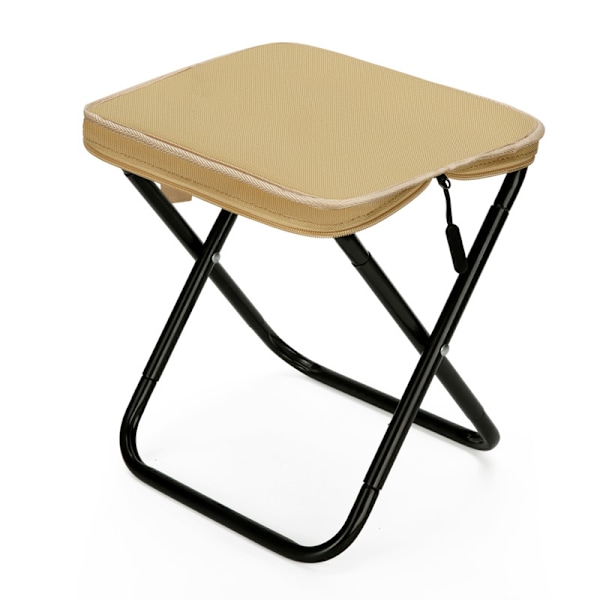 Fällbar Stol - Vikbar Stol - Beige - Bärbar Stol - Vikbar Bärbar Stol - Stol