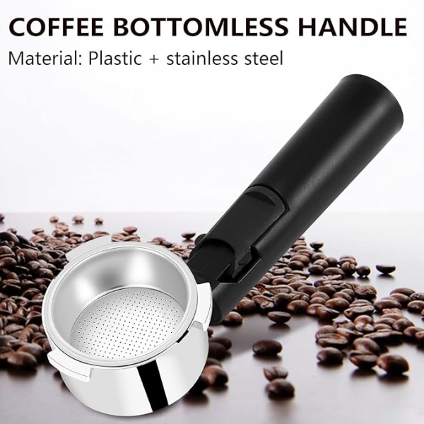Bottenlös kaffesumpbehållare av 51 mm rostfritt stål för