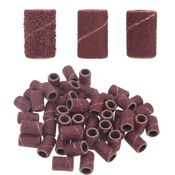 20 Pcs Sanding Rings, Electric Sandpaper, 240 Grit, Nail Polish Grinding Wheel