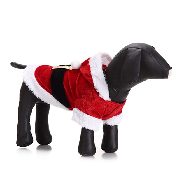Hundkostym - Jul för husdjur - Hundkläder - Tomtedräkt - Hundkostym Jul - Tomtedräkter - Storlek S