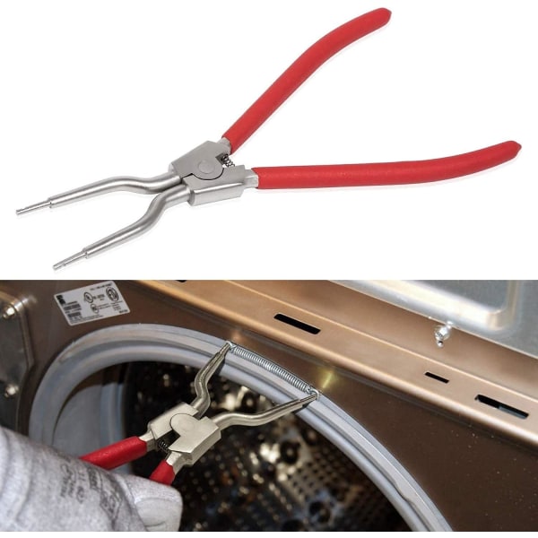 Tvättmaskin för att avlägsna inre/yttre fjäderexpansionsverktyg (röd)