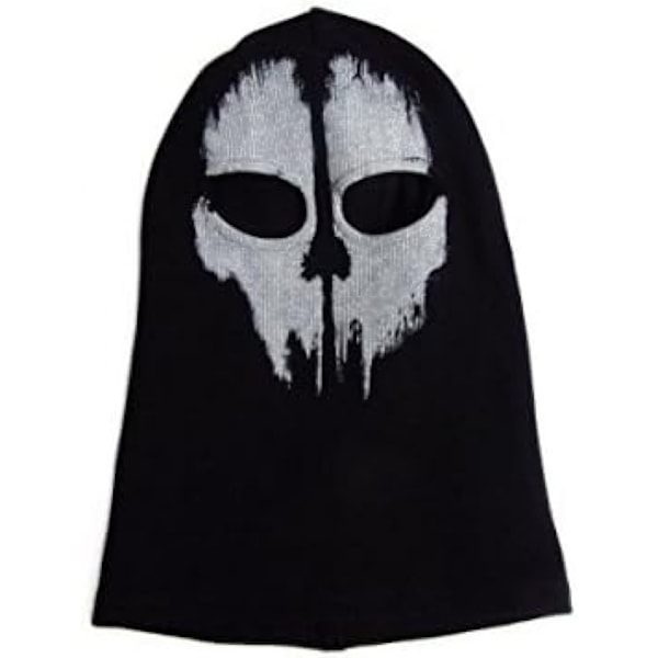 Unisex Ghost Print Strømpemaske God for Krigsspill Halloween Cosplay