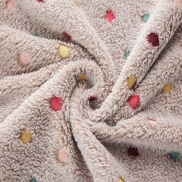 (52*76cm) Supermjuk plysch filt för hund/katt 3-pack