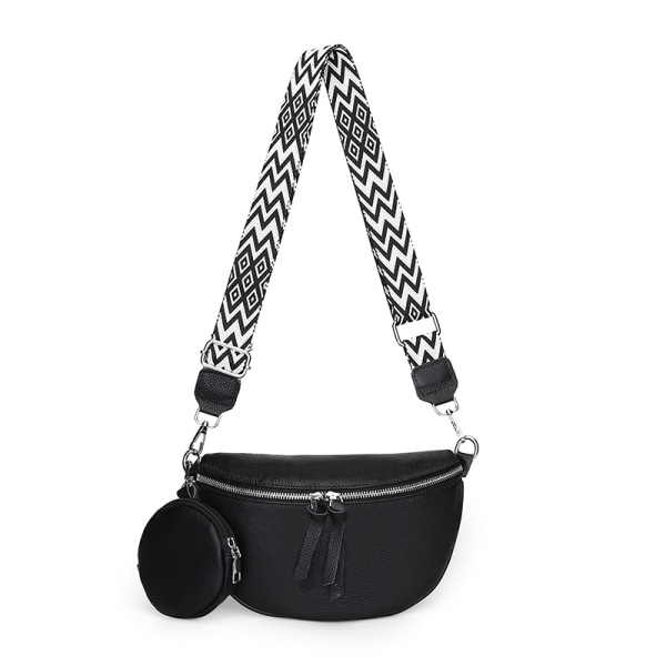 Dam midjeväska Fanny Pack Axelväska Crossbody Mobiltelefon