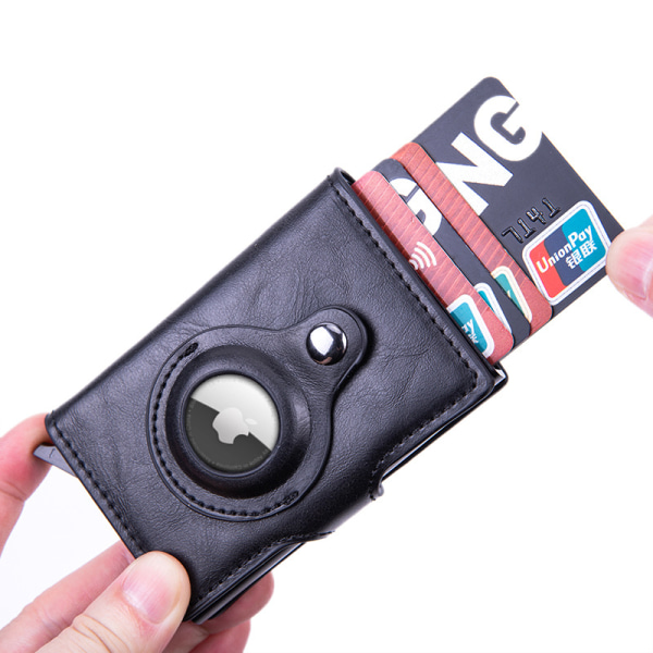 Plånbok AirTag Plånbok Slim Plånbok med myntfack för män