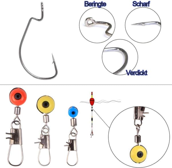 Ale Hooks 191-dels Angelkroksats, (191-st)