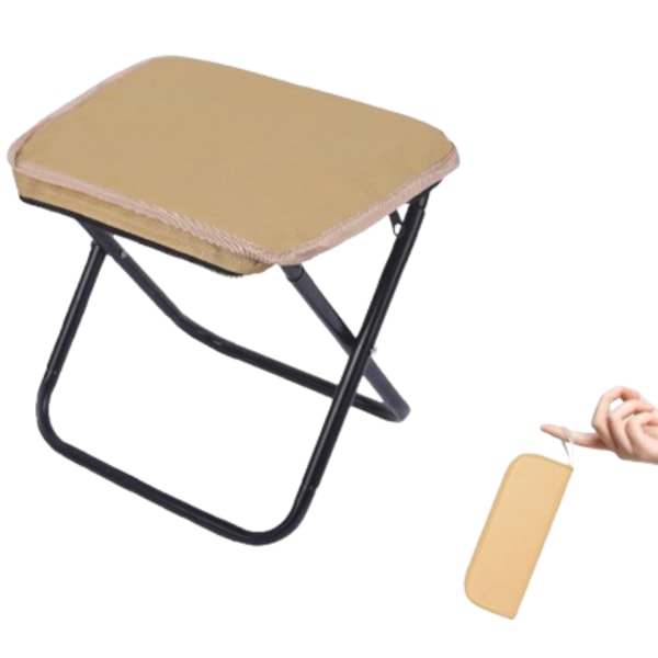 Fällbar Stol - Vikbar Stol - Beige - Bärbar Stol - Vikbar Bärbar Stol - Stol