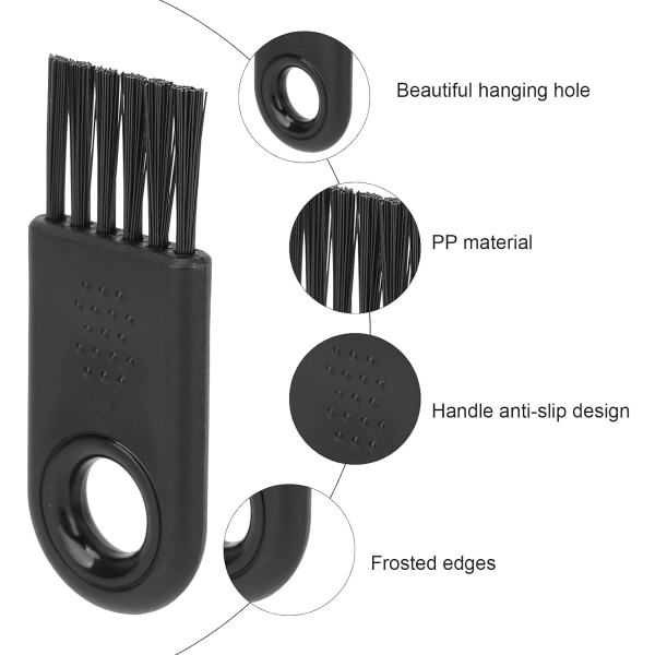 6st Rengöringsborste för elektrisk rakapparat, ömsesidigt fungerande rakapparat Cleani