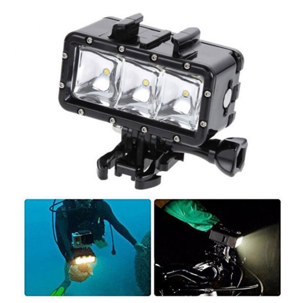 Dykljus undervattensljus vattentäta LED-videoljus