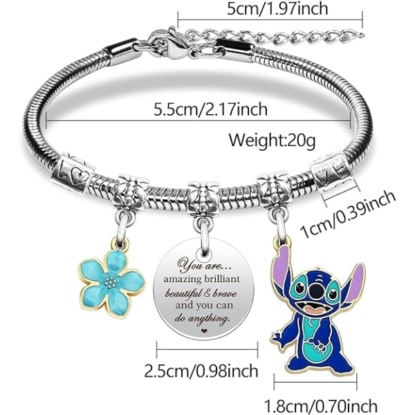 Stitch Armband, Stitch Vänbandsarmband, Lilo Stitch Armband